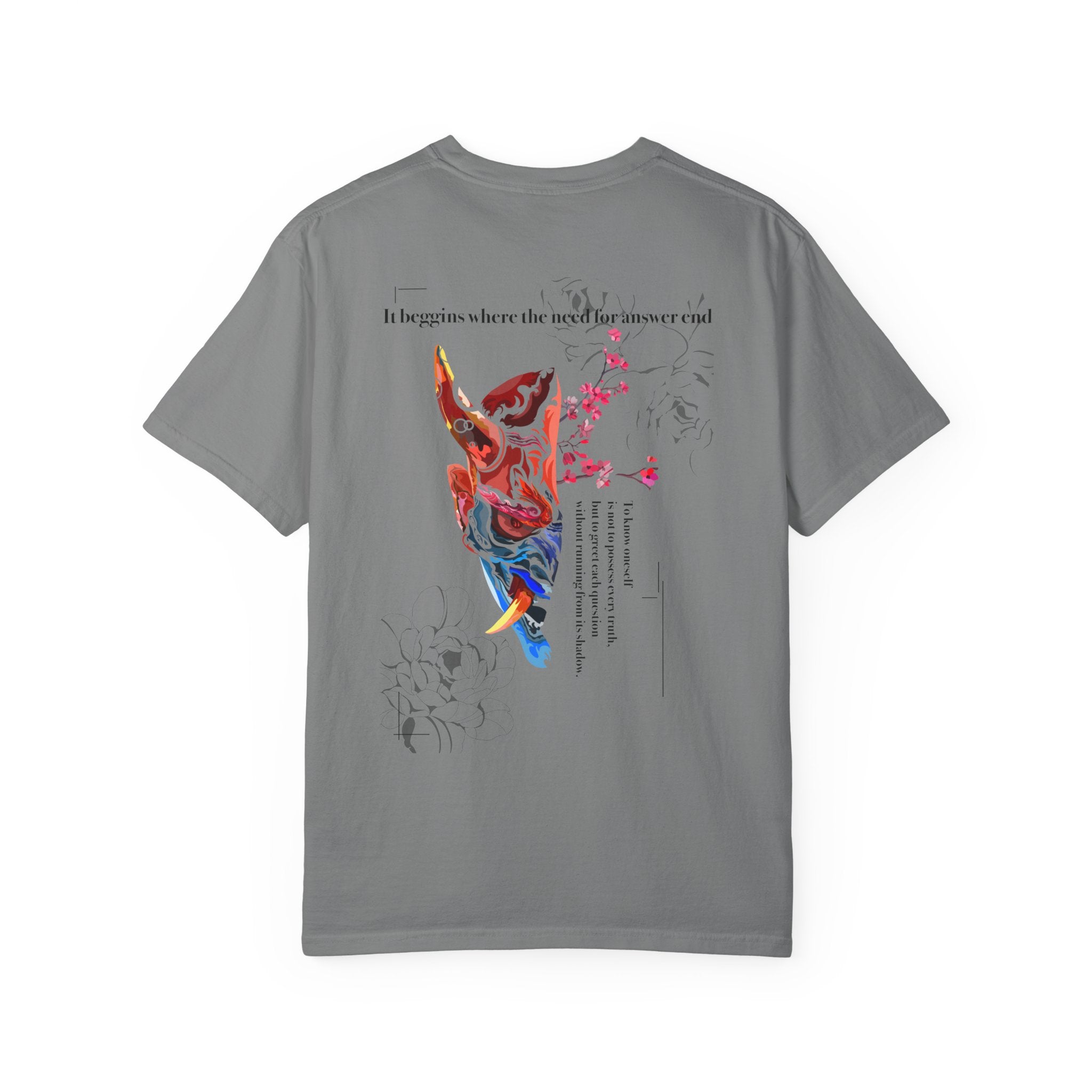 I-u T-shirt | poetic back print