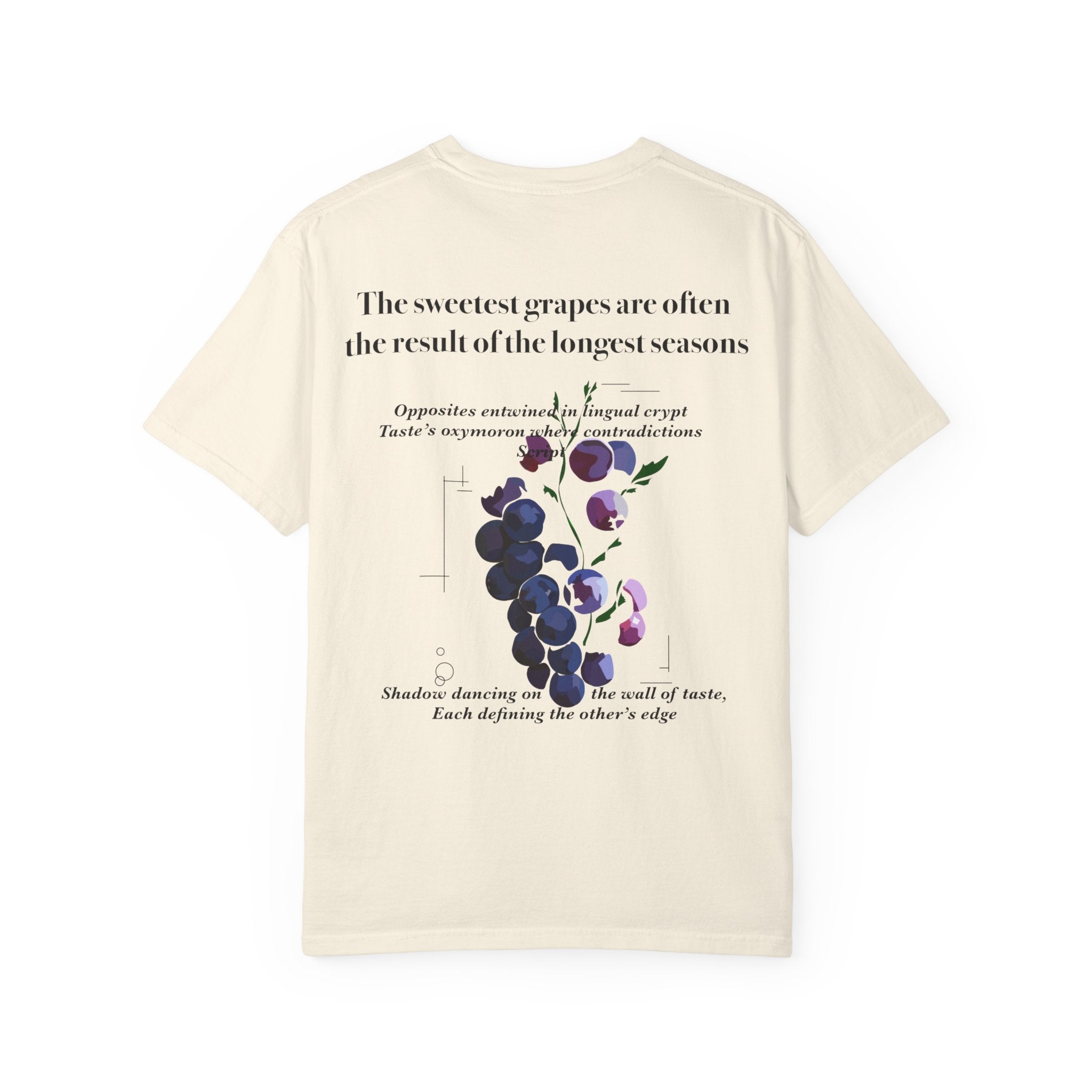 Sweet Sour illustration T-shirt | back print
