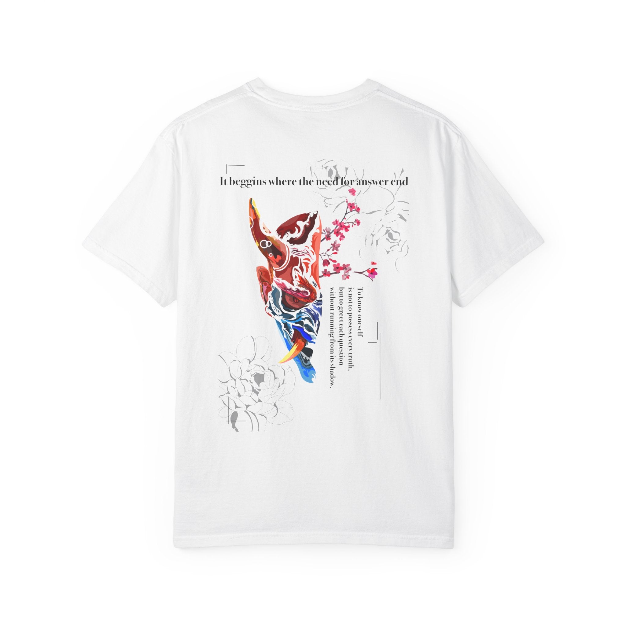 I-u T-shirt | poetic back print